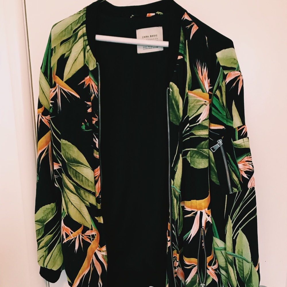 Tropical Print Jacket